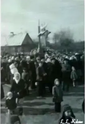 Траурный митинг 9.03.1953